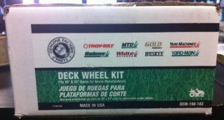 38 & 42 MTD Deck Wheel Kit for Craftsman Mower
