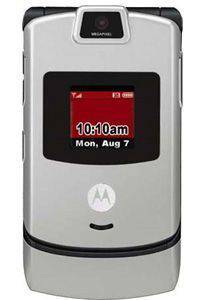 Motorola RAZR V3 Silver New Cellular Phone Unlocked No Contract