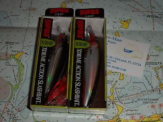 RAPALA XR 10 X RAP SILVER FISHING LURES NEW IN BOXES