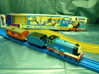 Tomy Tomica Thomas Talking EDWARD with Sodor mail, Talks in Japanese 