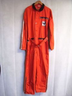   Mens Coveralls Snowmobile/Motorcycle/Ski Suit Crow Patch sz Med