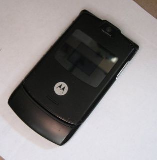 UNLOCKED BLACK MOTOROLA RAZR V3 GSM CELL PHONE RAZOR T MOBILE 