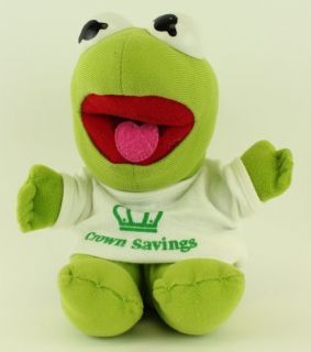  Henson Muppet Kermit the Frog Plush Crown Savings Stuffed Lovey Toy