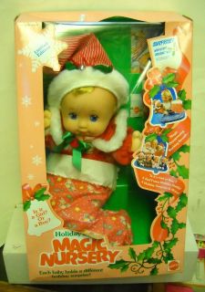 3501 NRFB Vintage Mattel Holiday Magic Nursery Doll