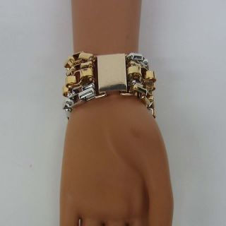 Lee Angel ,Womens Valerie Silver/Gold Multi Chain Bracelet,NWD,Rtl$ 