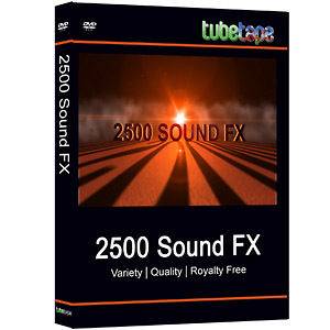 2500 Sound Effects Library   stock sound fx music software