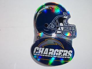 Lot of 10 Chargers NFL football helmet decal Stickers great gift