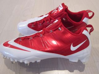 Nike Zoom Vapor Carbon Fly TD Mens Football Cleats White/Red $130