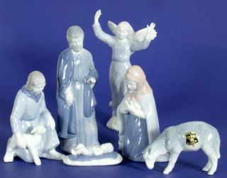   GEROLD Porcelain Bavaria W Germany NATIVITY Figurines   