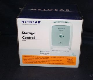 NEW IN BOX NETGEAR STORAGE CENTRAL SC101 NETWORK HD STORAGE DEVICE