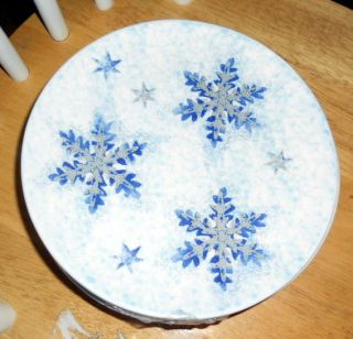 Ceramiche Umbre Tiriduzzi Snowflake Salad Plate Italy