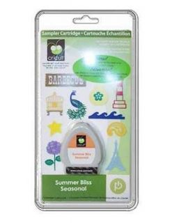 Cricut Summer Bliss Seasonal Cartridge Brand New