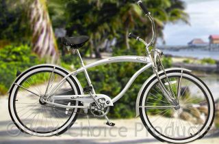Micargi 26 Mens Bike Beach Cruiser Bicycle Comfort Bike Rover GTS 