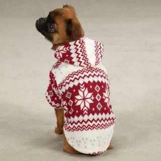 Dog SNOWDRIFT CUDDLER Fleece Jacket Winter Coat Puppy Pet Clothes XXS 