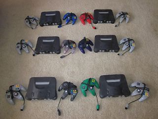 NINTENDO 64 CONSOLE + 2 CONTROLLERS + ALL CORDS + WARRANTY + FAST 