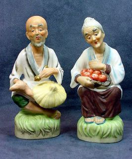   COUPLE, Pair of Vintage Porcelain Figurines, M6505, Japan 1960s