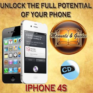 APPLE IPHONE 4S PHONE USER GUIDE MANUAL/TIPS & VIDEO TUTORIALS/SOFT 