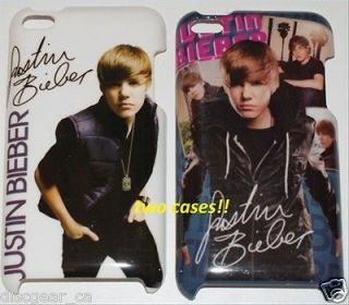   BIEBER IPOD TOUCH 4 CASE COVER 4G BEIBER CASE   CANADA FREE STYLUS