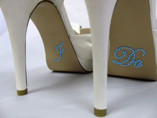   Crystal I DO Wedding Shoe Stickers Bridal Shoes Rhinestone Shoe Decal