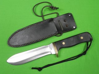 US Custom Hand Made GOSSMAN Tactical Fighting Knife & Sheath