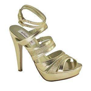 Gold Metallic  ANYA  by Dyeables Bridal Bridesmaid Prom Shoes