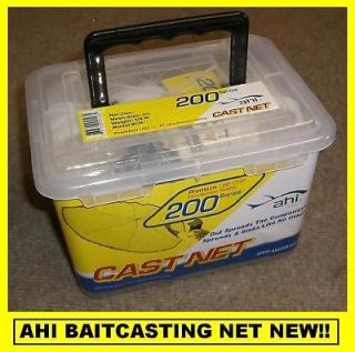 BAIT CAST NET AHI Bait Fish Casting Net NEW #CN206