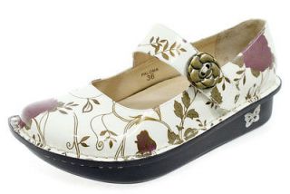   Paloma Casual Mary Jane Shoes White Rose Pal 514 EUR 38/US 8 8.5
