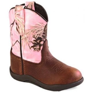 Infant Old West Pink Camo Cowboy Boots TB2215I