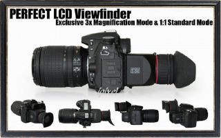   3X LCD Viewfinder Loupe for Nikon D7000 D3100 D3000 D90 DSLR Camera
