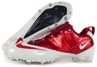Nike Air Zoom Vapor Carbon Fly TD Football Cleats Shoes 8 White Red 