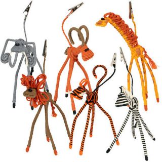 Cotton and Wire Animal Note/Card Holders from Colombia  Fair Trade 