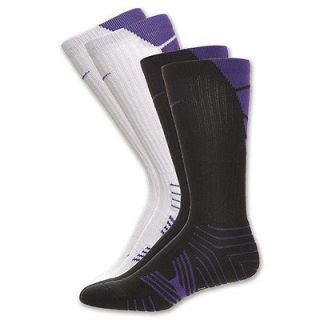 Nike elite football sock 2 pack sz L purple. galaxy ix NFL playoff 