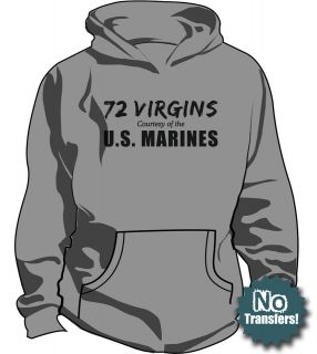 Marine 72 Virgins US Corps USMC Semper Fi New Hoodie