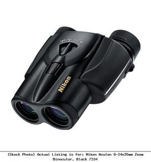 Nikon Aculon 8 24x25mm Zoom Binocular, Black 7334 Binoculars