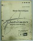 Orig 1963 Johnson Outboard Motor Parts Catalog 3 HP Sea Horse JW JWL 