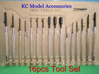 16pcs Tool Set Phillips/Pozi/ Nut / Flat/Hex Screwdriver Precision Set 