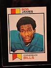 1973 Topps Football Bob James #120 Buffalo Bills NRMT A0926