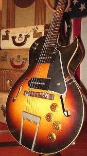 Vintage 1952 Gibson ES 140 3/4 Electric Archtop Guitar w/Extra P 90 