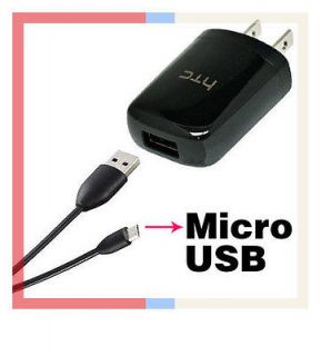 OEM Home Wall Charger+USB Data Cable for HTC EVO 3D HTC SENSATION 4G 