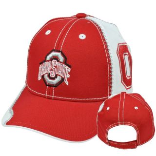   Hat Cap Adjustable Construct Youth Kid Ohio State Buckeyes Velcro