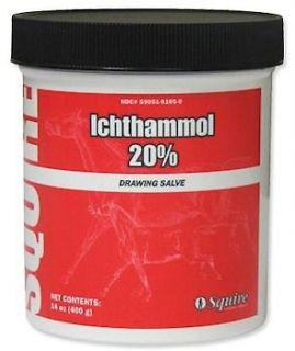 Ichthammol Ointment 20% 14 oz jar Black Drawing Salve