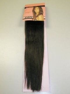   Sew In or Clip In Jazzy Human Hair Extensions 10inch BLACK 2 OFF BLACK
