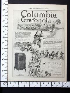   GRAPHOPHONE Grafonola Phonograph magazine Ad Opera Music w4619
