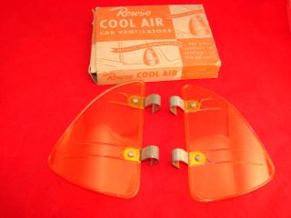   Rowse Cool Air Ventilators Vintage Antique Oldies In Box Hot Rat Rod