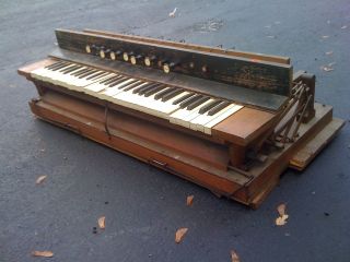 Pipe Organ Part From Estey Organ Co. Brattleboro, VT  Keyboard