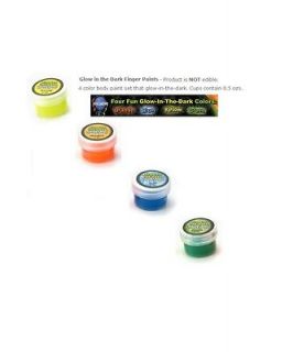 Pipedream Glow in the Dark Finger Paints Body Painting Jars (4)