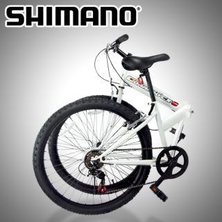 26 Road Bike Bicycle Folding Shimano Mountain Foldable 6 Speed Pearl 