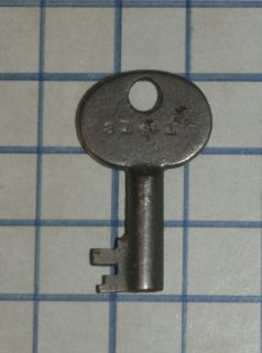 Antique Vtg Old # 31441 Skeleton Key Padlock Cabinet Eagle Corbin 