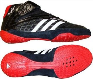 adidas Vaporspeed II Wrestling Shoes   SIZE 8 1/2, COLOR Black/White 