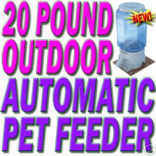 Automatic Digital Outdoor PET POND FEEDER Large 20 lbs